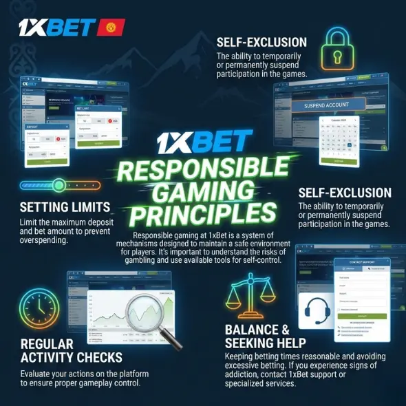 1xBet Responsible Gaming Principles